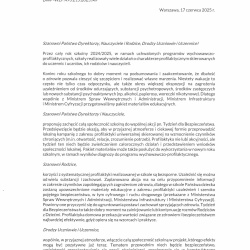 List Minister Edukacji do społeczności szkolnej